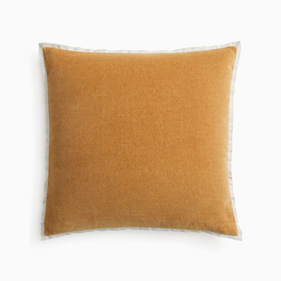 Classic Cotton Velvet Pillow Cover West Elm UK